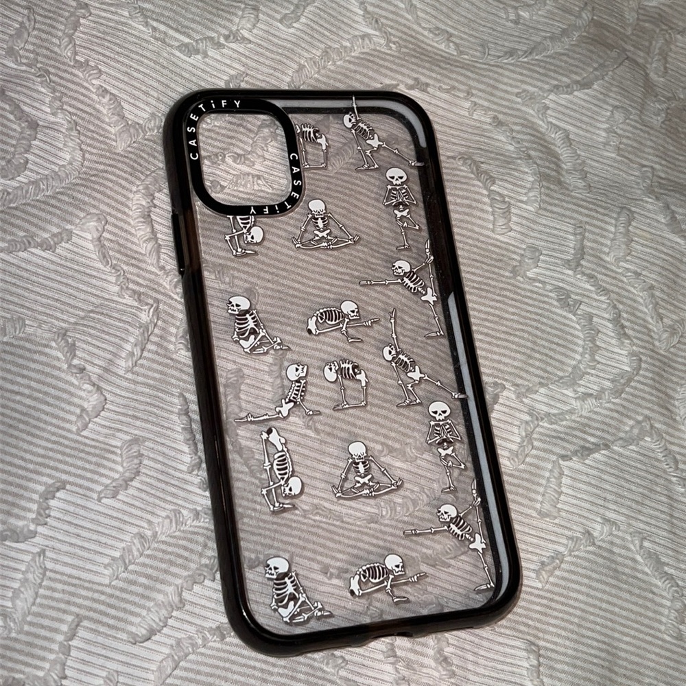 Casetify Skeleton Yoga iPhone 11 Case